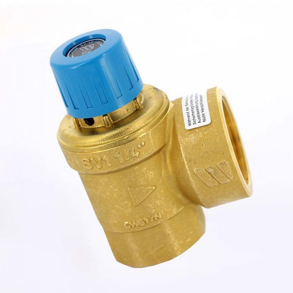 Watts SVW/E 1¼'' Dişli 8 bar Sabit Membranlı Emniyet Ventili